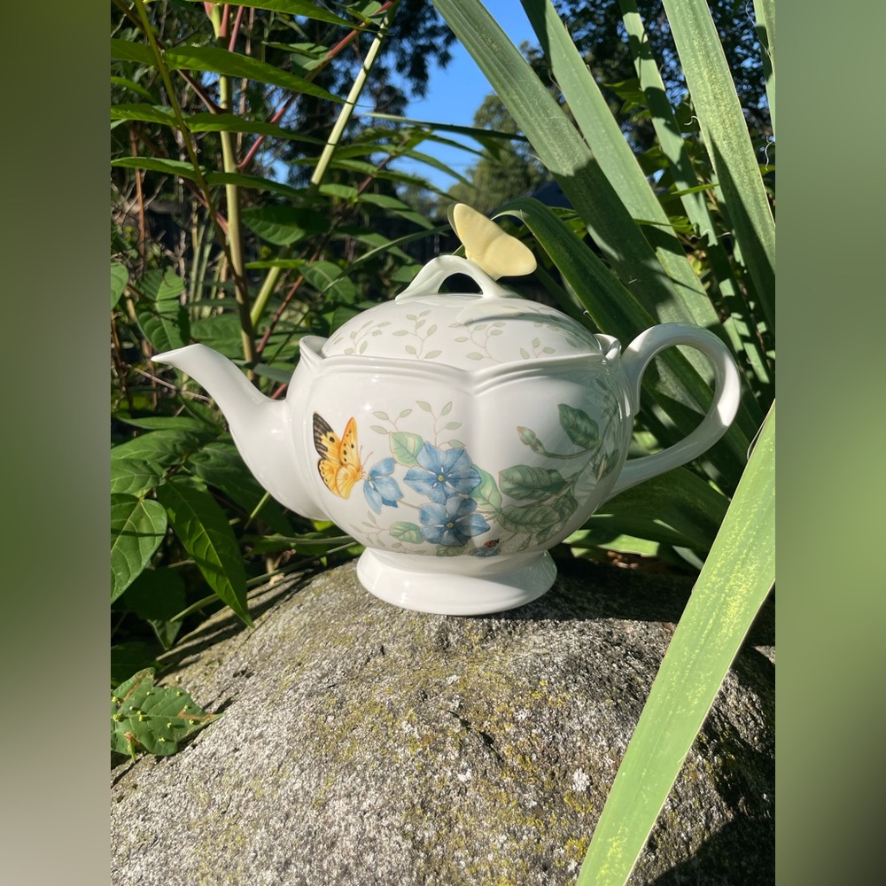 Vintage Lenox Butterfly Meadow Teapot